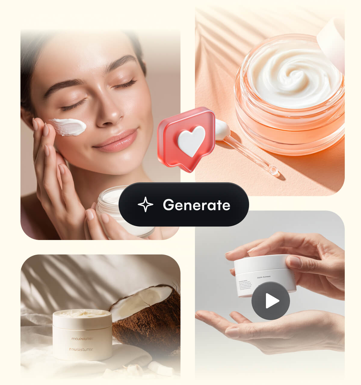 RafixAI workflow from strategy to finished ad creatives